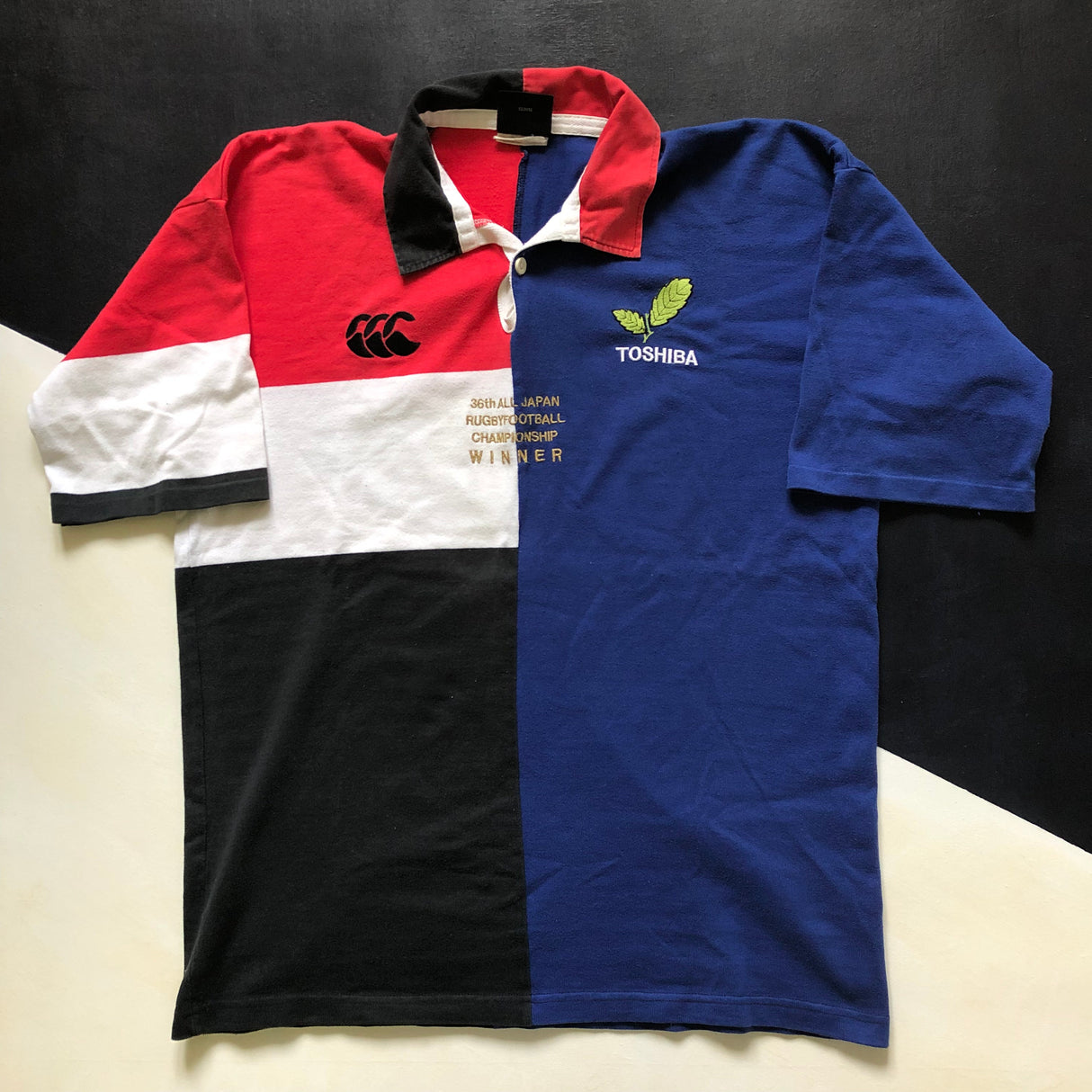 Toshiba Fuchu RFC (Toshiba Brave Lupus Tokyo) Commemorative Rugby Jersey 1999 XL Underdog Rugby - The Tier 2 Rugby Shop 