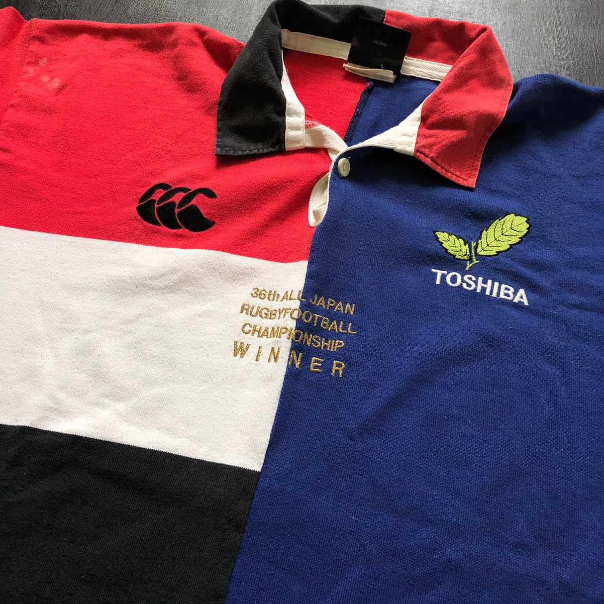 Toshiba Fuchu RFC (Toshiba Brave Lupus Tokyo) Commemorative Rugby Jersey 1999 XL Underdog Rugby - The Tier 2 Rugby Shop 