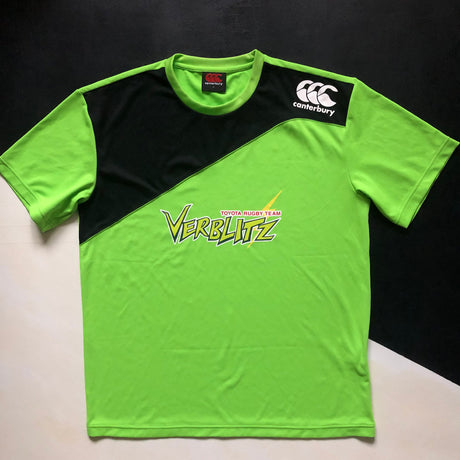 Toyota Verblitz Rugby Team Training Tee (Japan Top League) Large Underdog Rugby - The Tier 2 Rugby Shop 