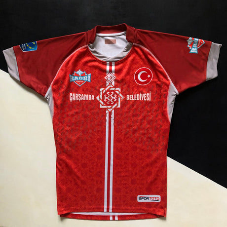 Turkey National Rugby Team Jersey 2019 Match Worn Large Underdog Rugby - The Tier 2 Rugby Shop 