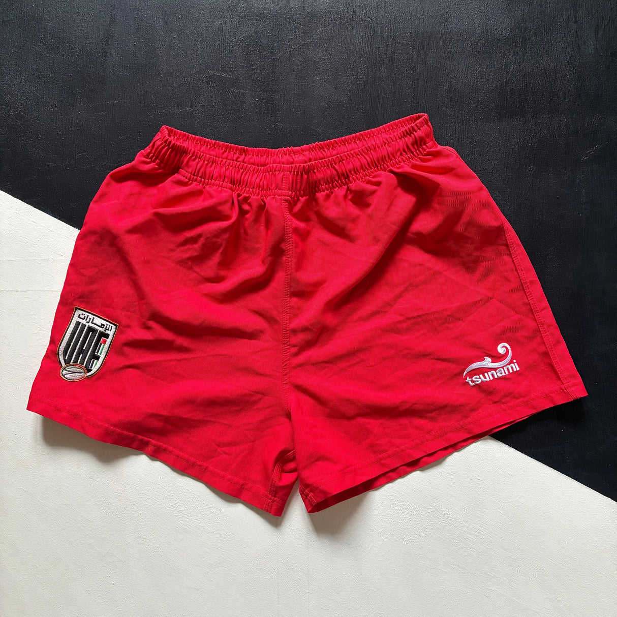 UAE National Rugby Team Shorts Small Underdog Rugby - The Tier 2 Rugby Shop 