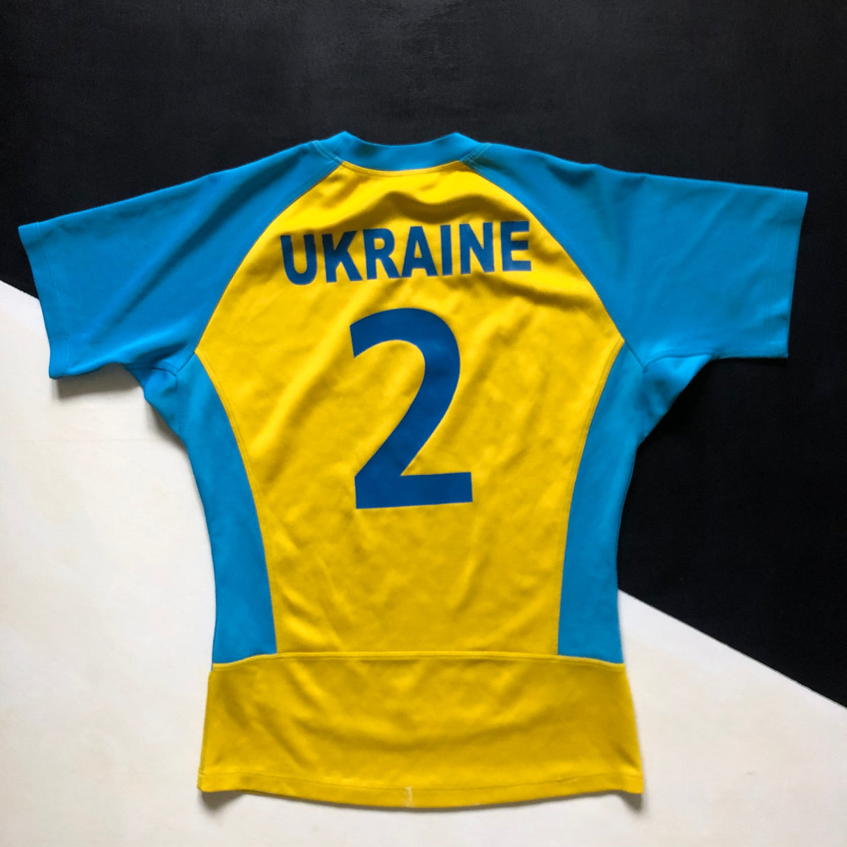 Ukraine National Rugby Team Jersey 2009/10 Match Worn Underdog Rugby - The Tier 2 Rugby Shop 