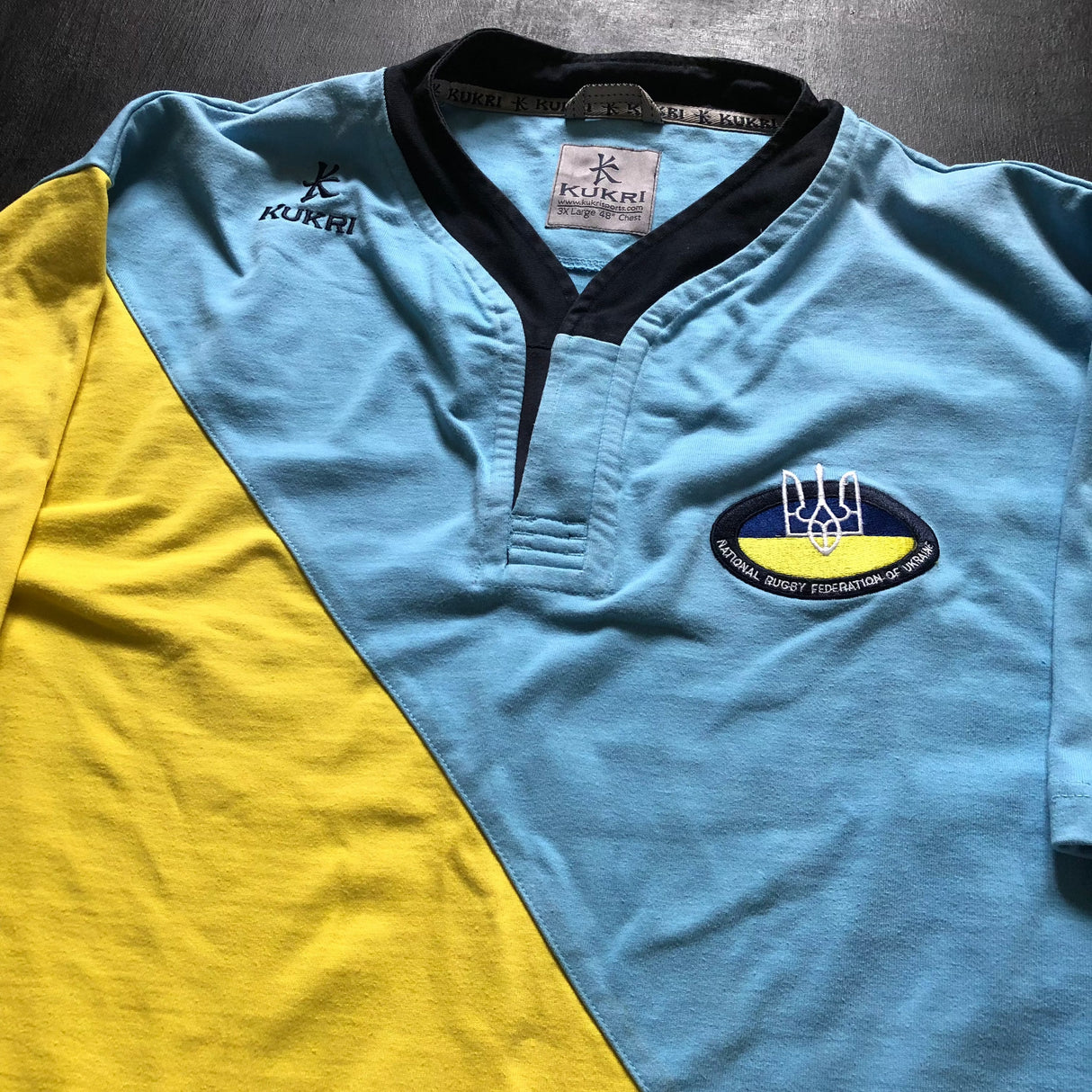 Ukraine National Rugby Team Jersey 2010/11 3XL Underdog Rugby - The Tier 2 Rugby Shop 