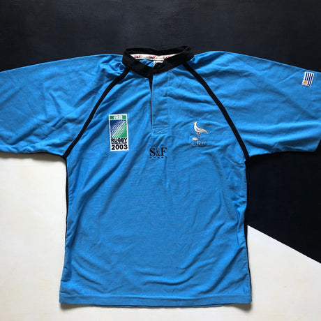 Uruguay National Rugby Team Jersey 2003 Rugby World Cup XL Underdog Rugby - The Tier 2 Rugby Shop 