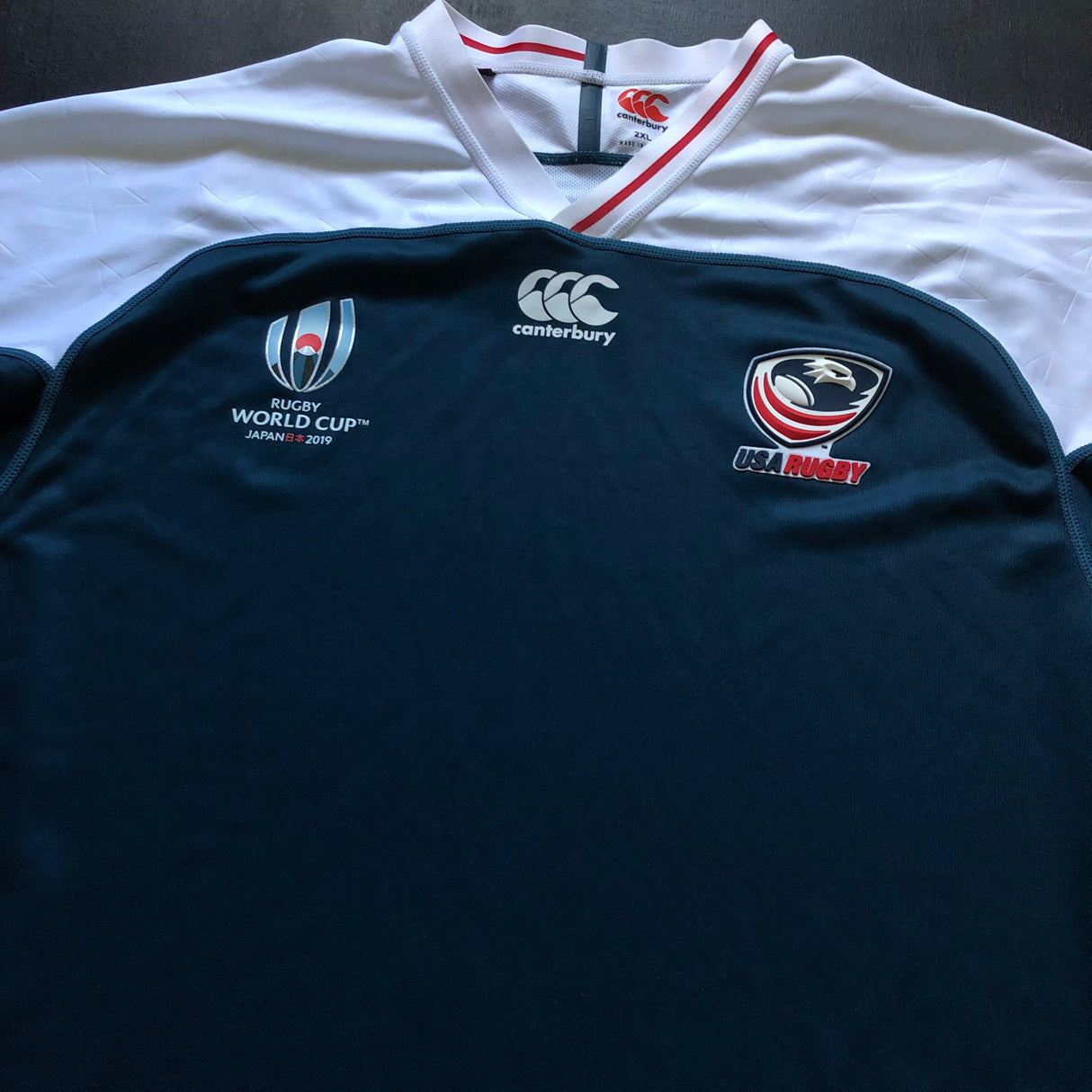 USA National Rugby Team Jersey 2019 Rugby World Cup 2XL Underdog Rugby - The Tier 2 Rugby Shop 