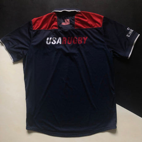 USA National Rugby Team Polo Large Underdog Rugby - The Tier 2 Rugby Shop 