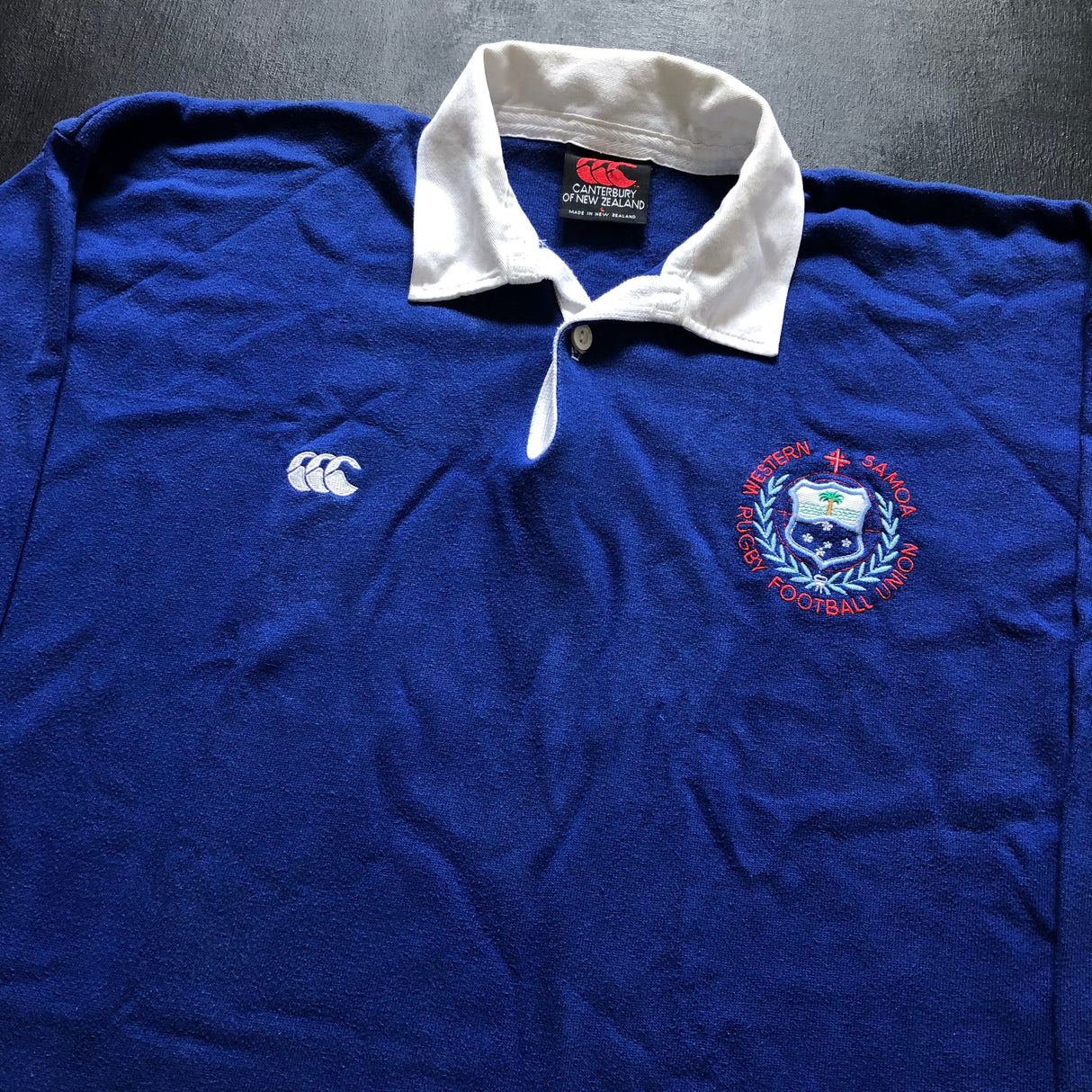Western Samoa National Rugby Team Jersey 1991/93 Large Underdog Rugby - The Tier 2 Rugby Shop 
