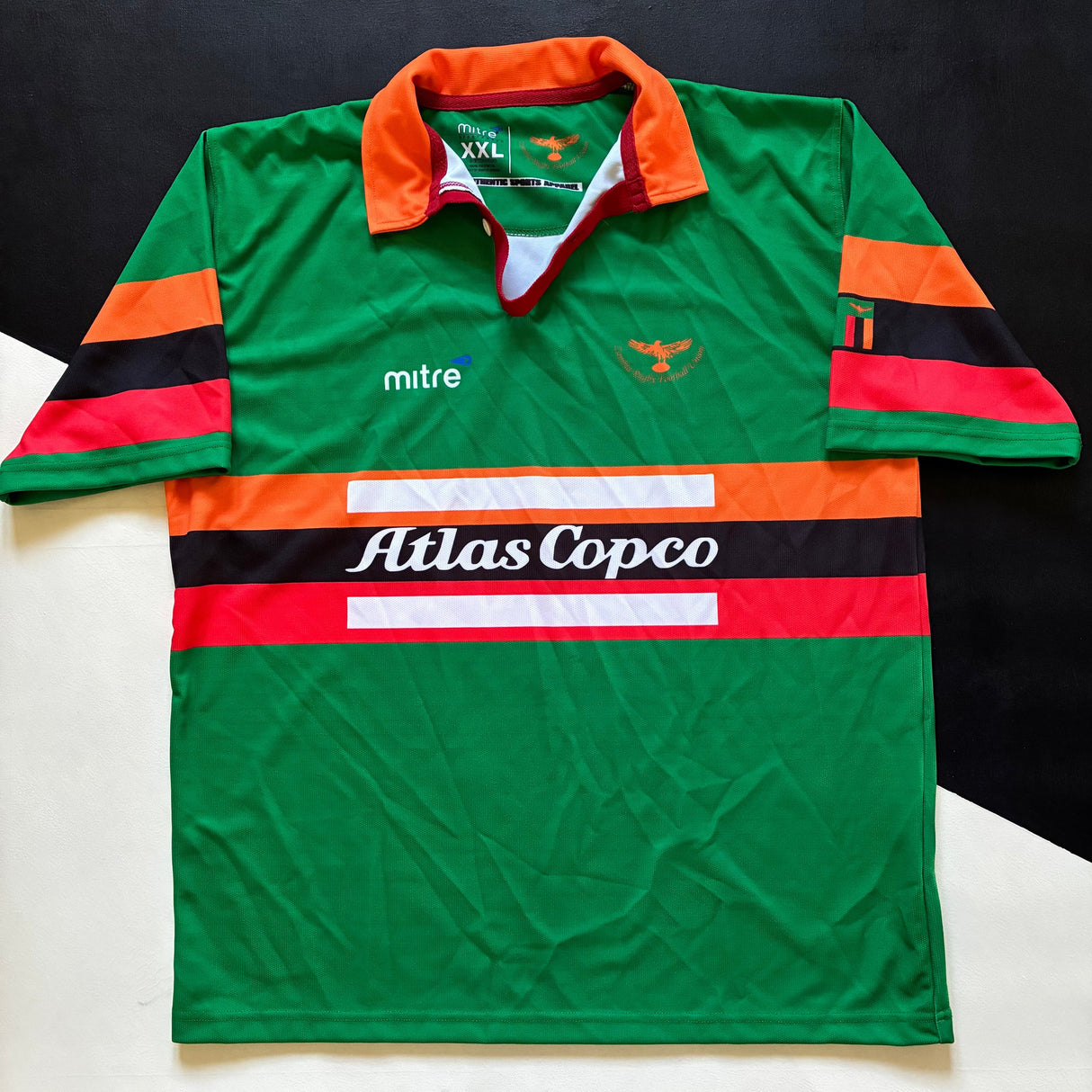 Zambia National Rugby Team Jersey 2014 2XL Underdog Rugby - The Tier 2 Rugby Shop 
