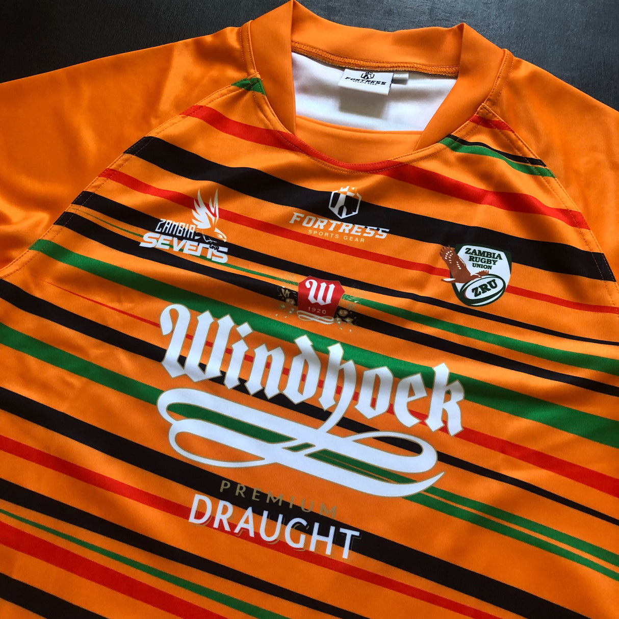 Zambia National Rugby Team Jersey 2019 Medium Underdog Rugby - The Tier 2 Rugby Shop 