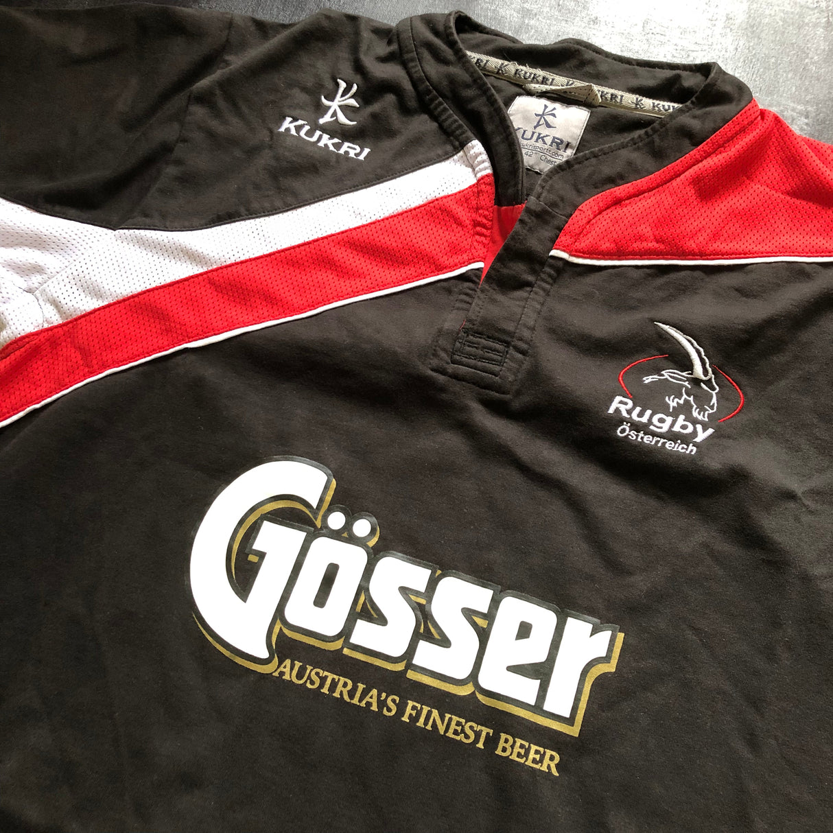 Austria National Rugby Team Jersey 2010/11 Large Underdog Rugby - The Tier 2 Rugby Shop 