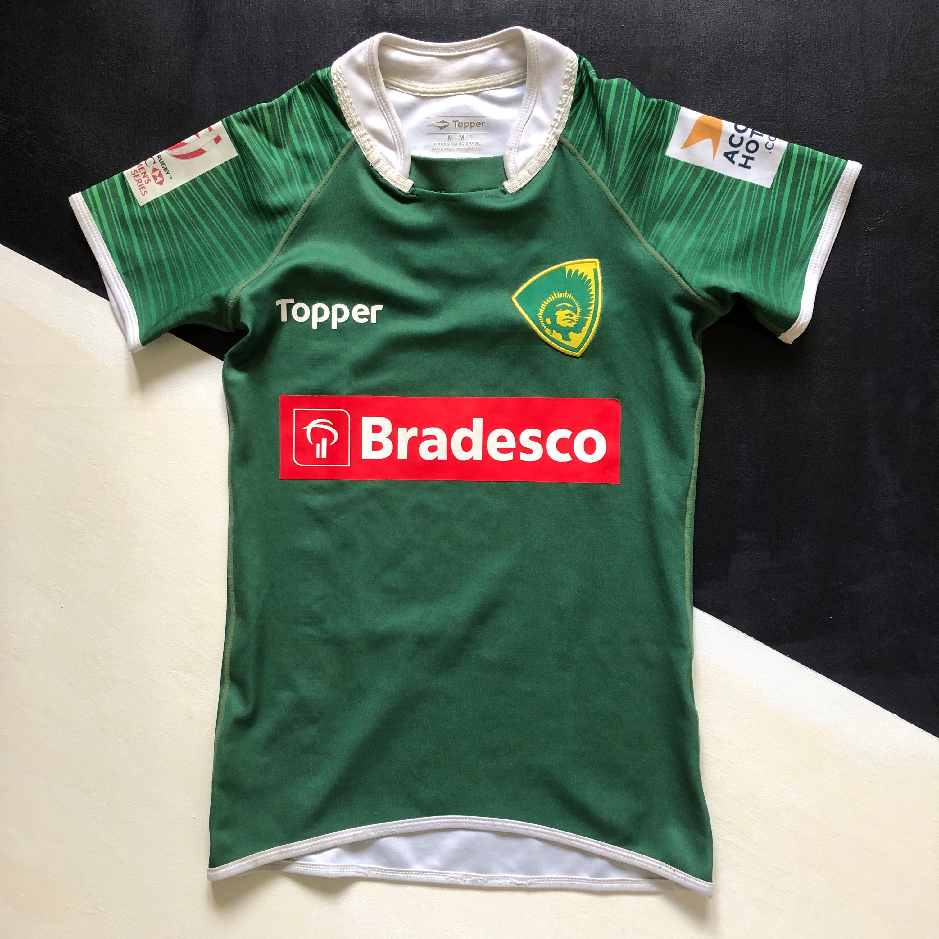 Camisa Topper Rugby Brasil Away 2017 Feminina - Verde