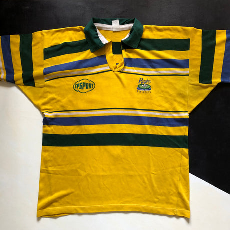 Brazil National Rugby Team Jersey 1998/99 Match Worn XL Underdog Rugby - The Tier 2 Rugby Shop 