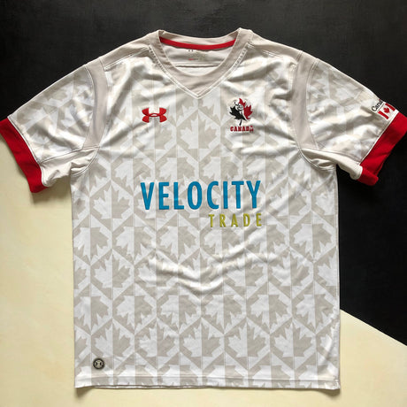 Canada National Rugby Sevens Team Jersey 2016/17 Away 2XL Underdog Rugby - The Tier 2 Rugby Shop 