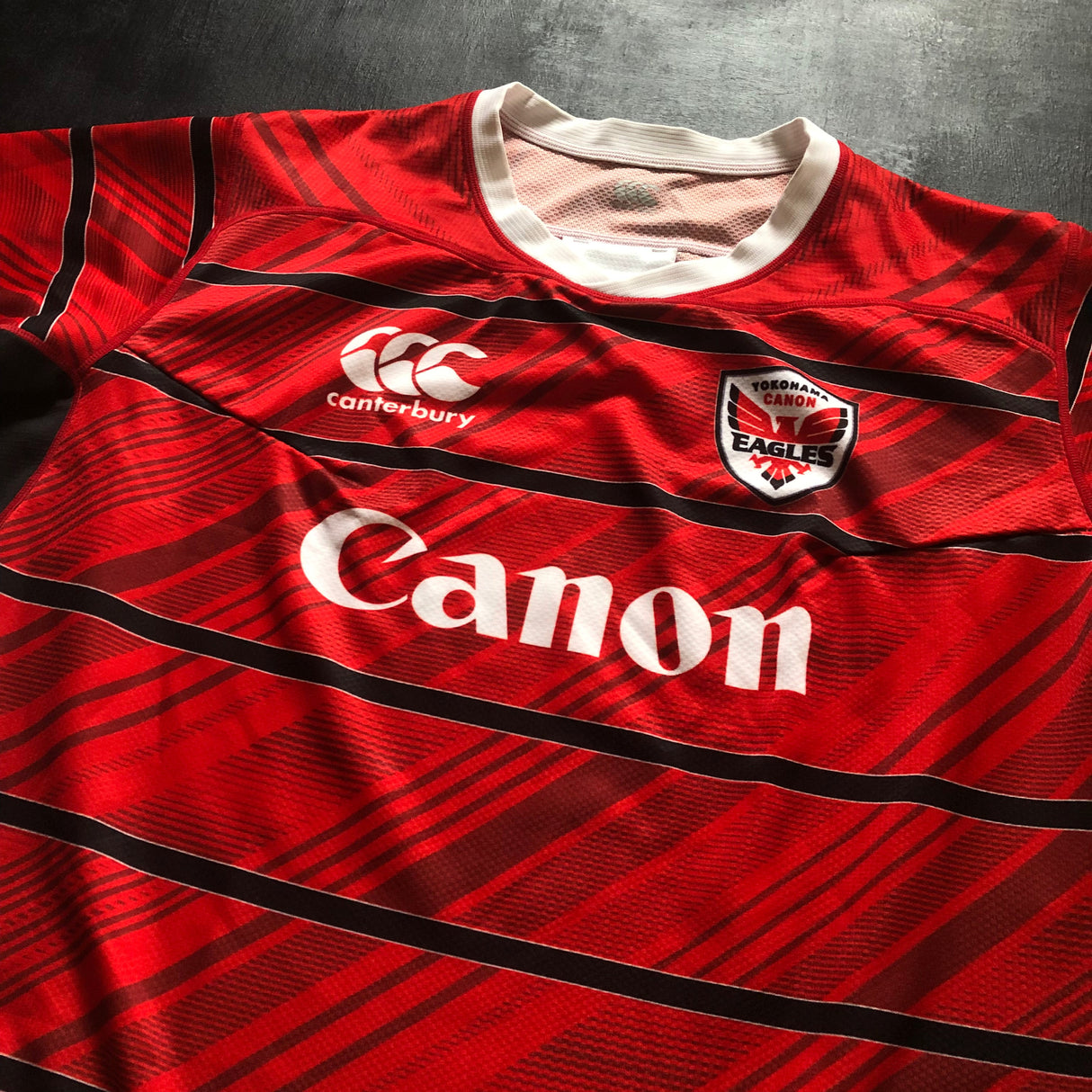 Canon Eagles Rugby Team Training Jersey (Japan Rugby League One) Player Worn 6L Underdog Rugby - The Tier 2 Rugby Shop 