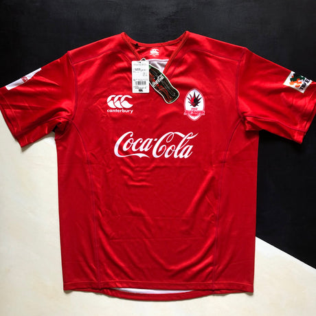 Coca-Cola Red Sparks Rugby Team Jersey 2015 (Japan Top League) XL BNWT Underdog Rugby - The Tier 2 Rugby Shop 