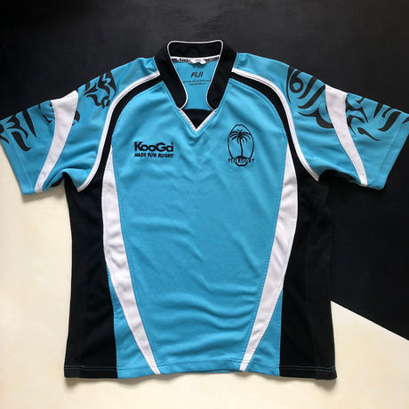 Fiji National Rugby Team Jersey 2006/2007 Away Large Underdog Rugby - The Tier 2 Rugby Shop 