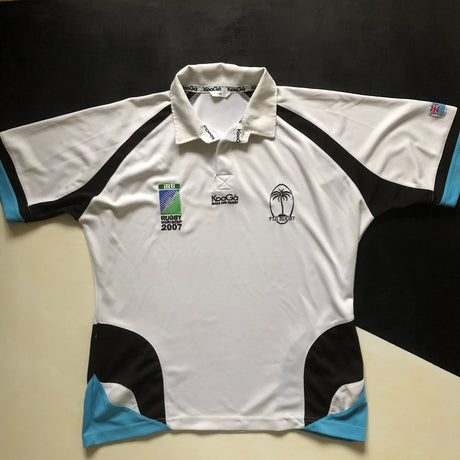 Fiji National Rugby Team Jersey 2007 Rugby World Cup Large Underdog Rugby - The Tier 2 Rugby Shop 