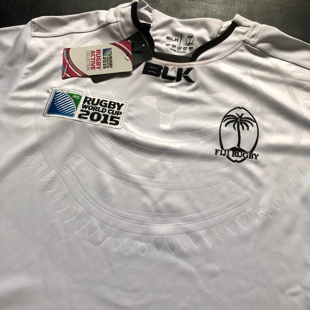 Fiji National Rugby Team Jersey 2015 Rugby World Cup 2XL BNWT Underdog Rugby - The Tier 2 Rugby Shop 