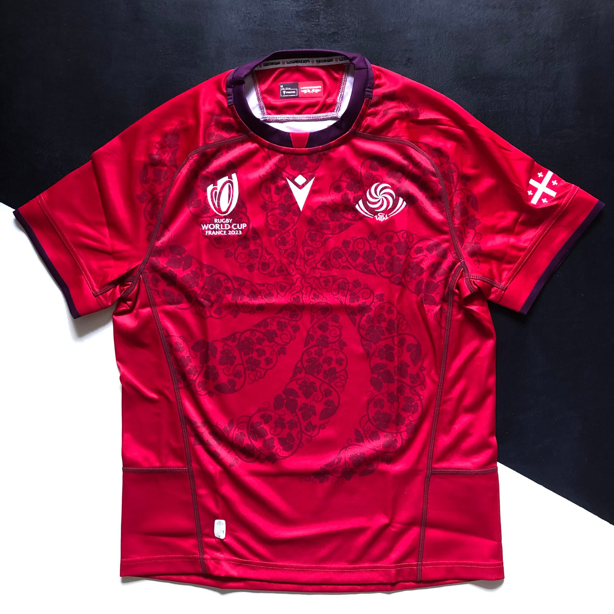 Georgia National Rugby Team Shirt Home 2023 Rugby World Cup – Underdog