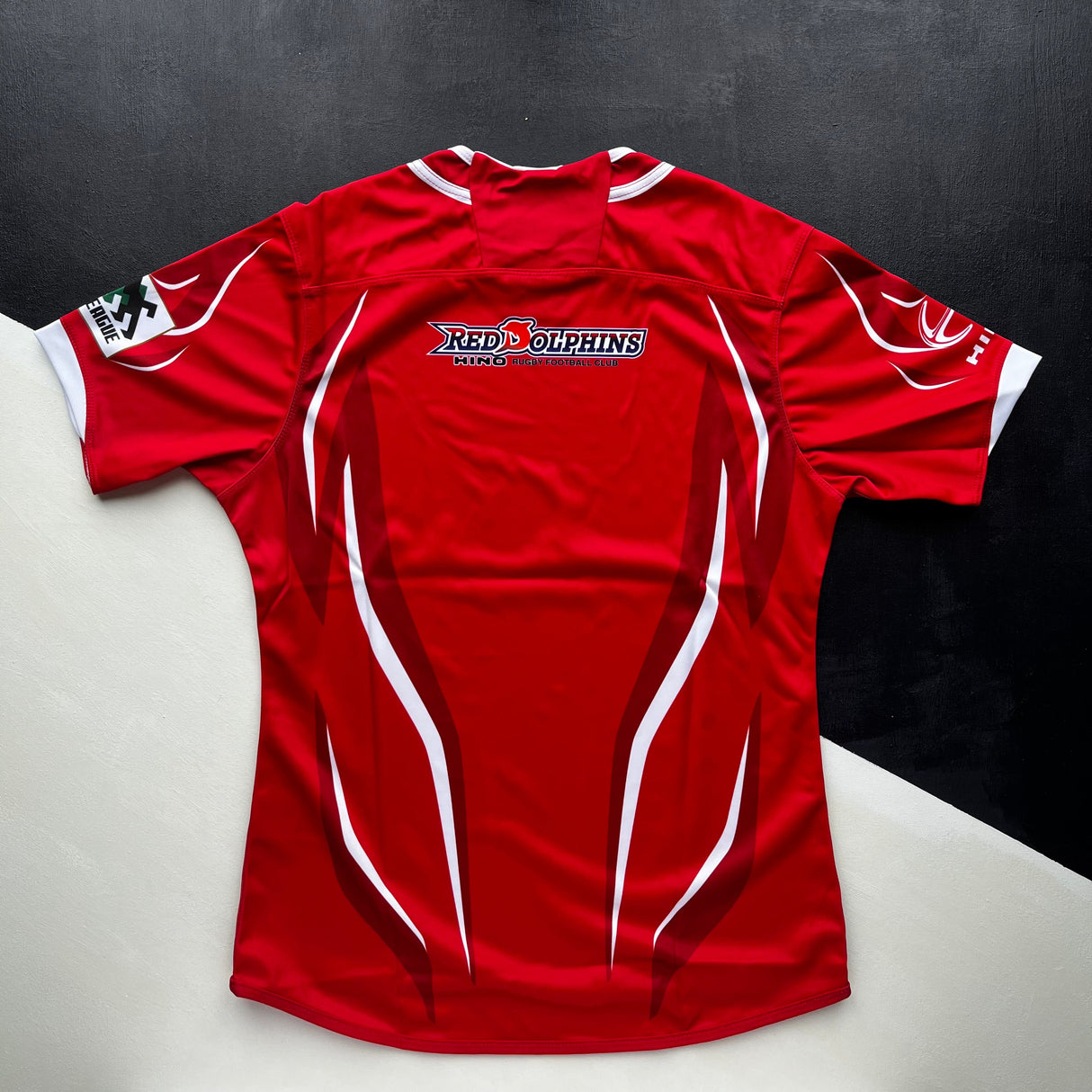 Hino Red Dolphins Rugby Team Shirt 2021 Japan Top League