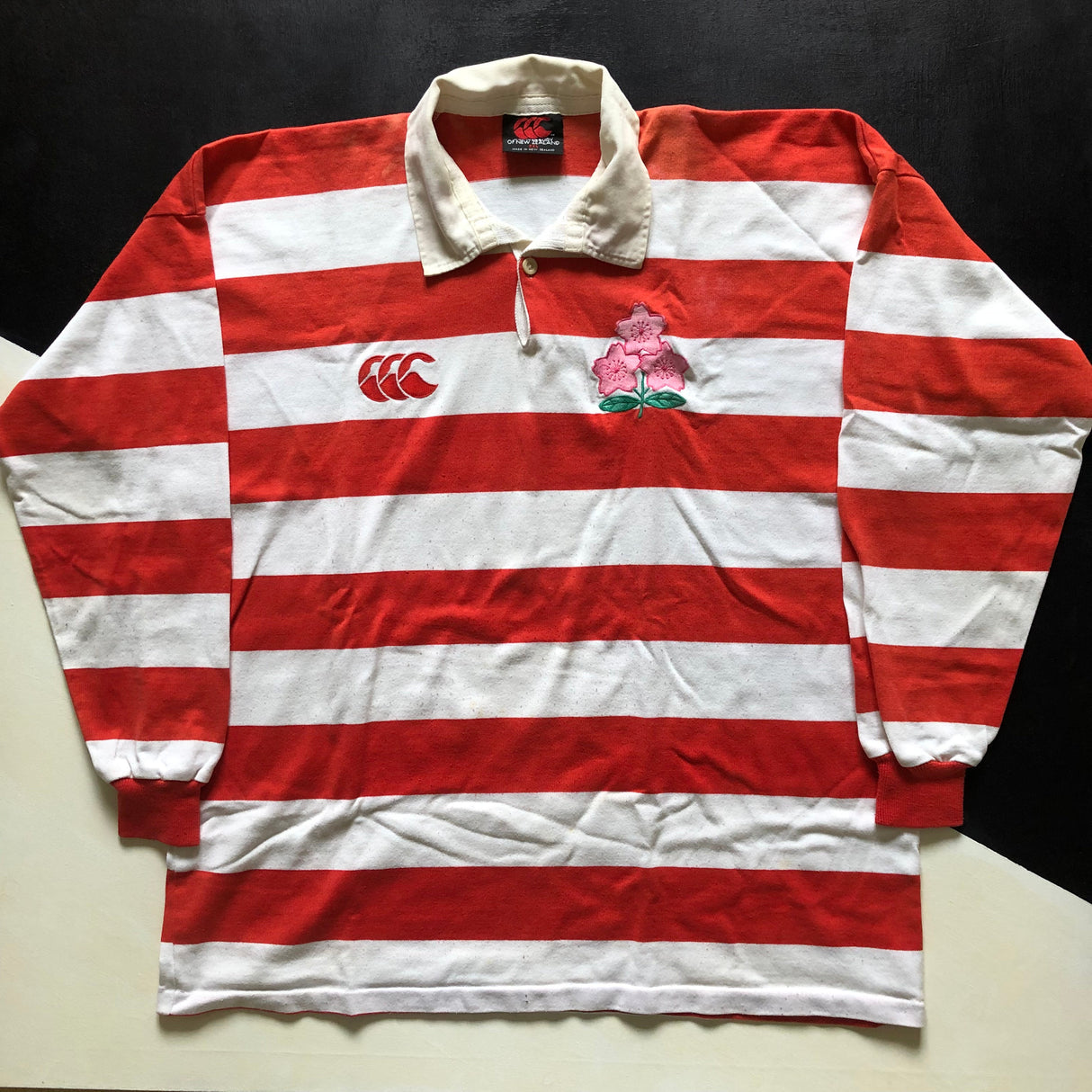 Japan National Rugby Team Jersey 1999 2XL Underdog Rugby - The Tier 2 Rugby Shop 