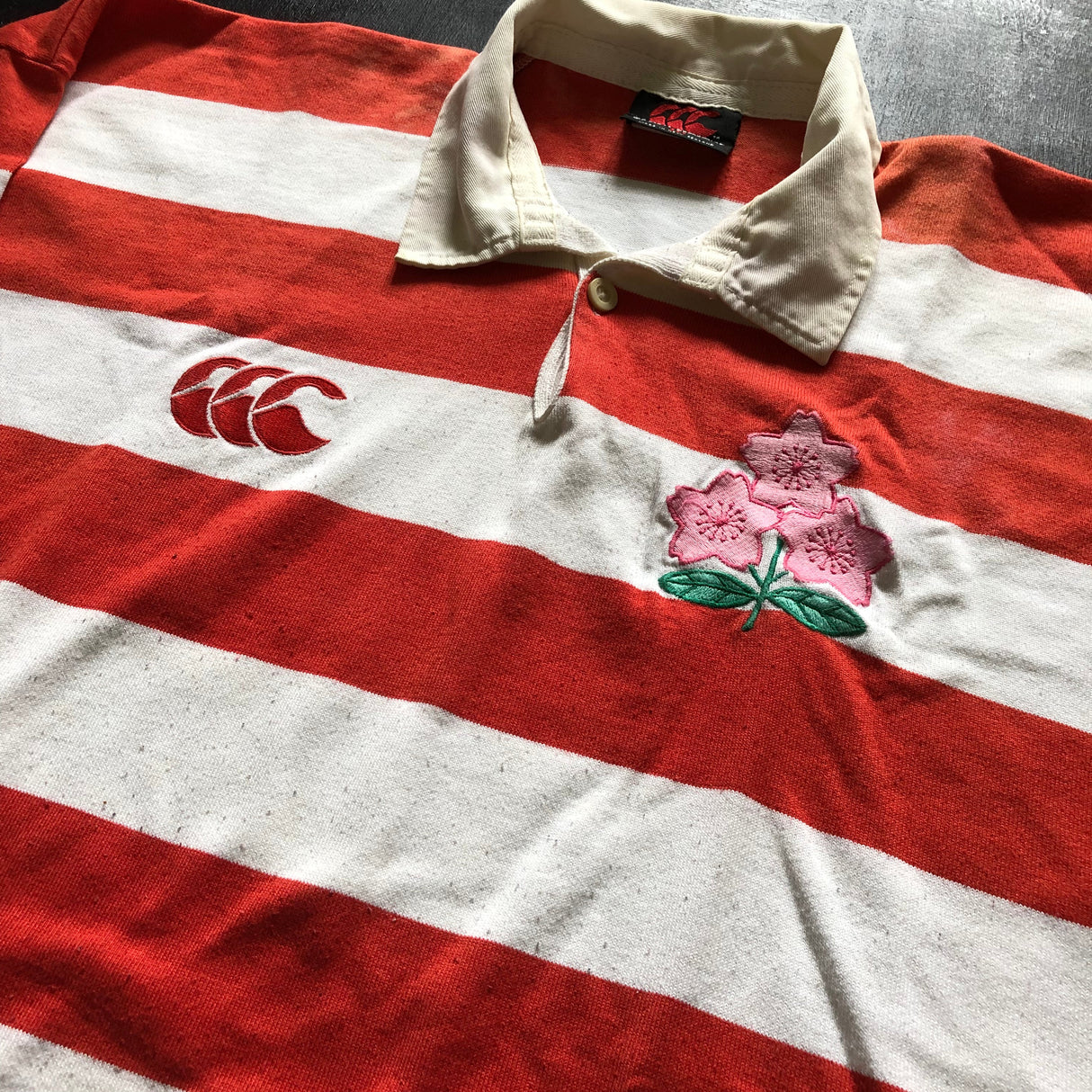 Japan National Rugby Team Jersey 1999 2XL Underdog Rugby - The Tier 2 Rugby Shop 