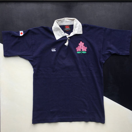 Japan National Rugby Team Jersey 1999 Away Player Issue (No.8) Large Underdog Rugby - The Tier 2 Rugby Shop 