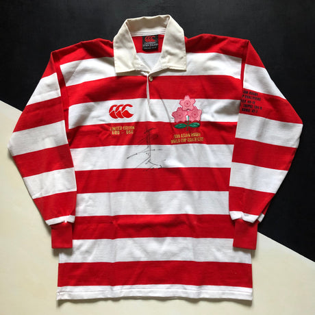 Japan National Rugby Team Jersey 1999 World Cup Qualifiers Limited Edition Medium Underdog Rugby - The Tier 2 Rugby Shop 