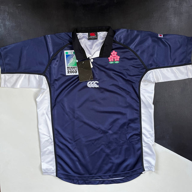 ウェア 2003 RWC Japan rugby shirt Medium Japan National Rugby Team Jersey 2003 Rugby World Cup BNWT