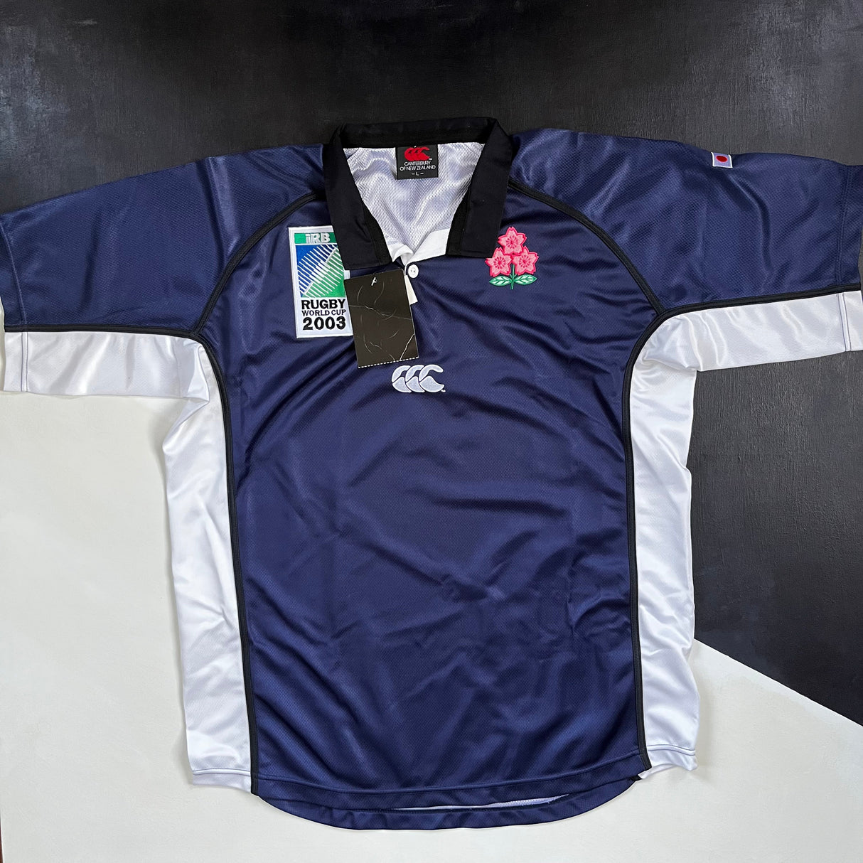 Japan National Rugby Team Jersey 2003 Rugby World Cup BNWT Large Underdog Rugby - The Tier 2 Rugby Shop 