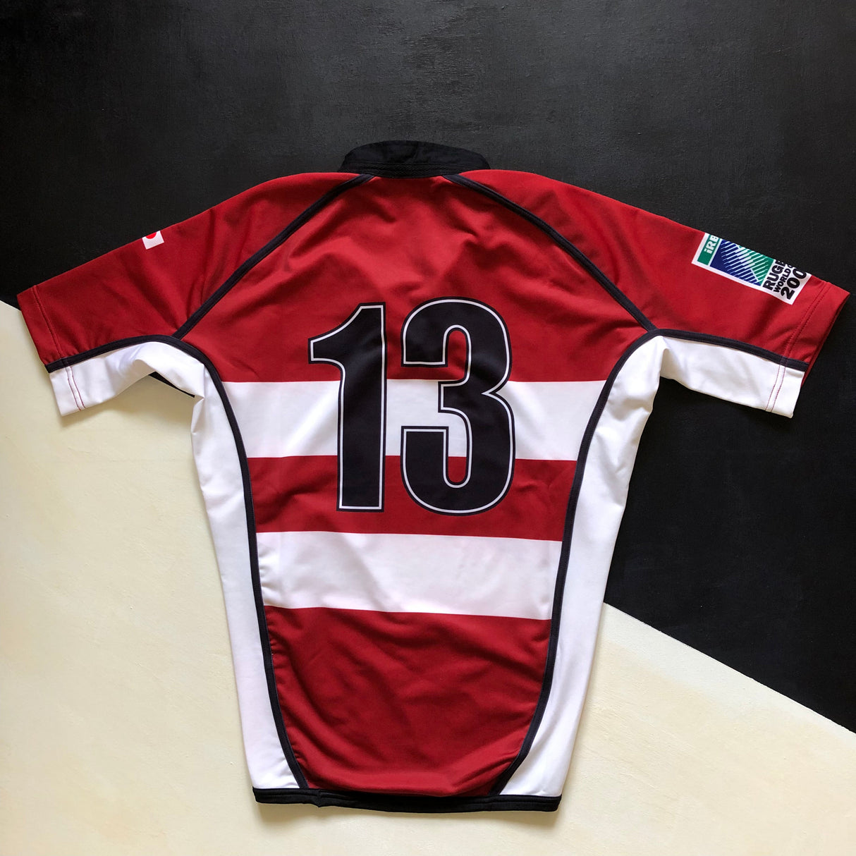 ウェア canterbury JAPAN NATIONAL RUGBY TEAM Japan National Rugby Team Jersey 2006 Match Worn XL