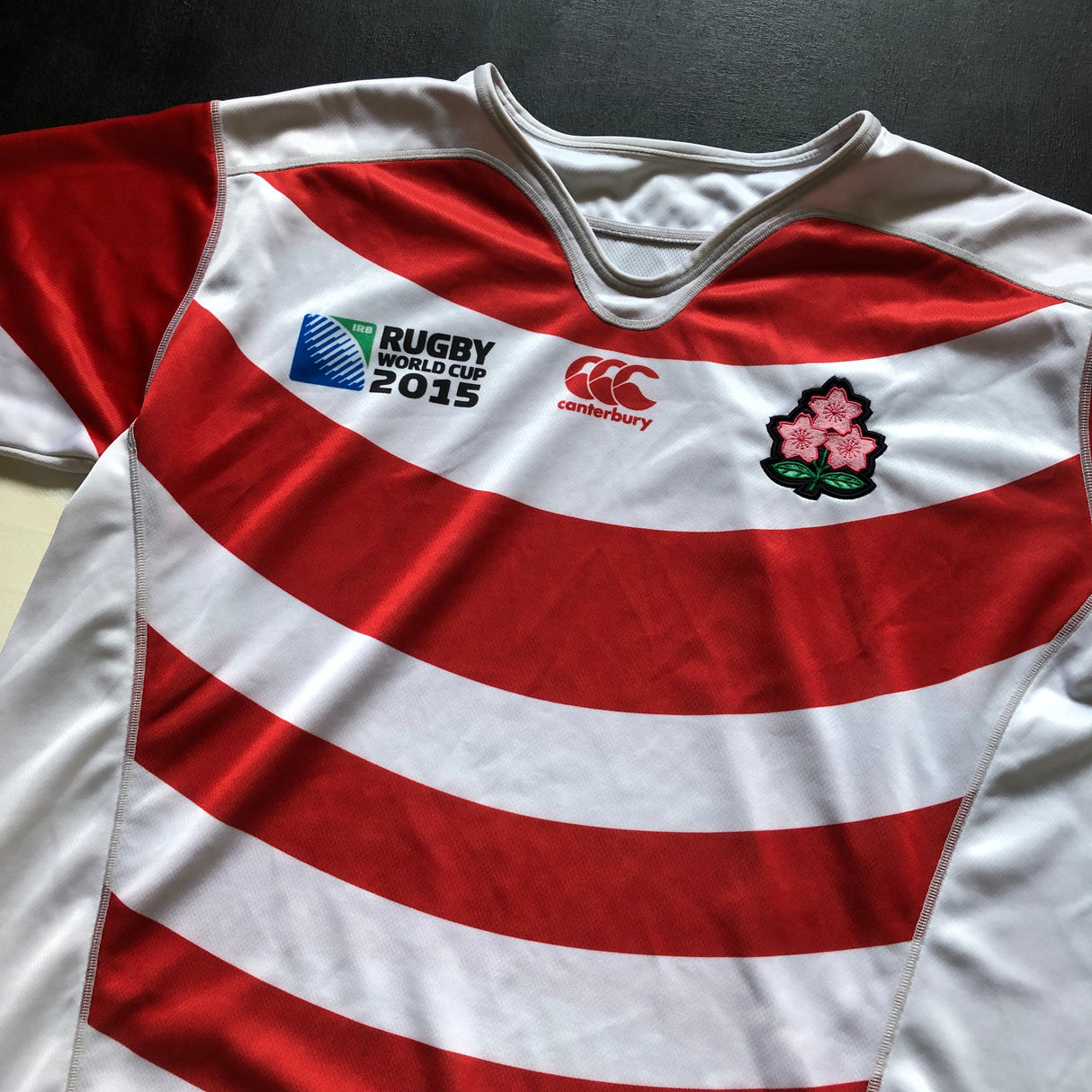 Japan National Rugby Team Jersey 2015 Rugby World Cup Large Underdog Rugby - The Tier 2 Rugby Shop 