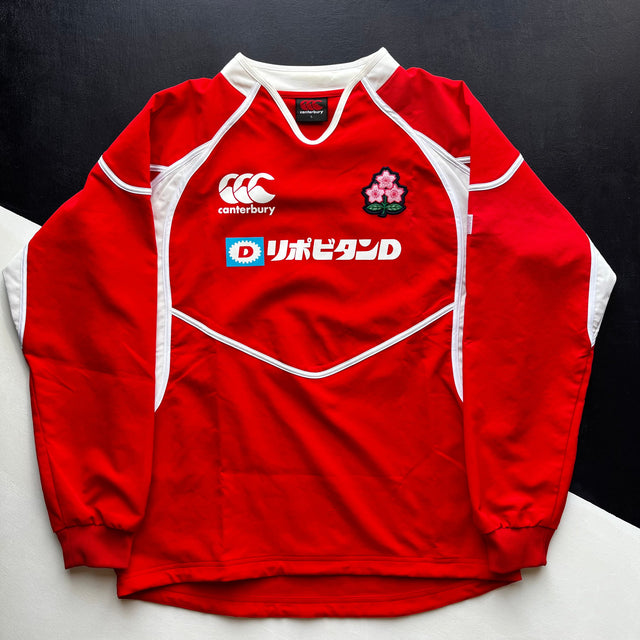 Japan National Rugby Team Training Pullover (Red) Large Underdog Rugby - The Tier 2 Rugby Shop 