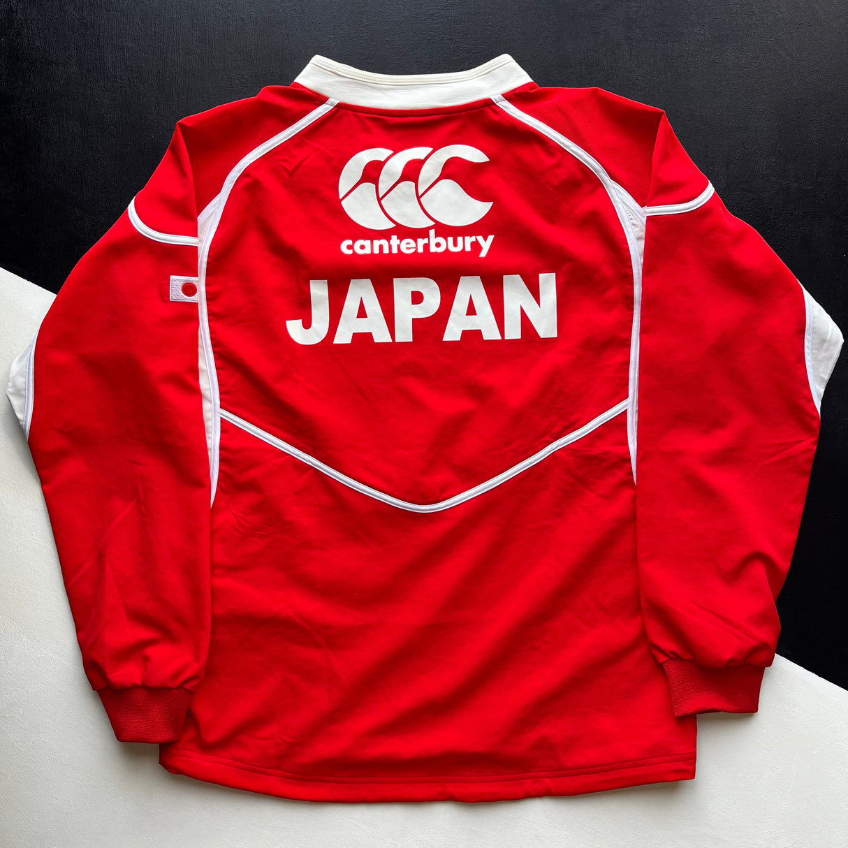 Japan National Rugby Team Training Pullover (Red) Large Underdog Rugby - The Tier 2 Rugby Shop 