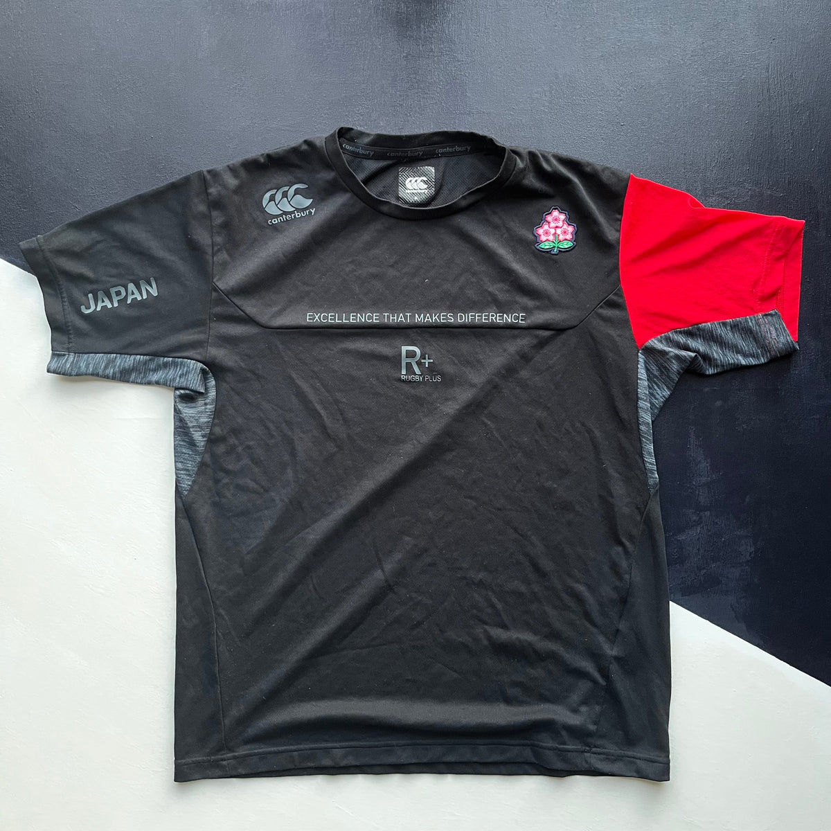Japan National Rugby Team Workout Tee 4L – Underdog Rugby - The Tier 2 ...