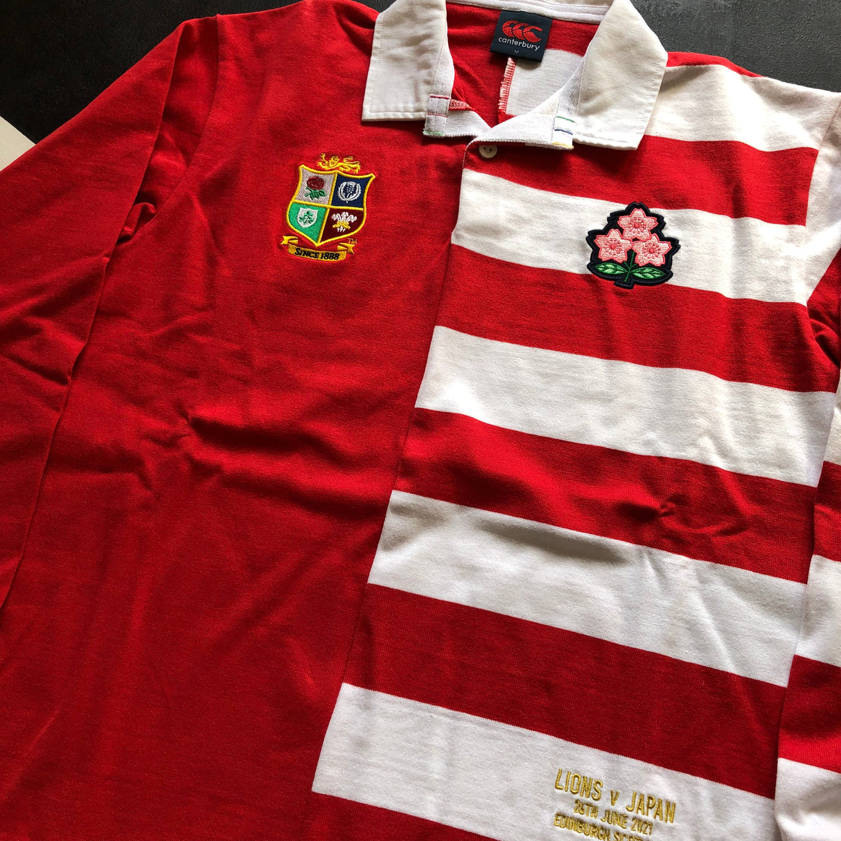 Japan vs Lions Commemorative Rugby Jersey 2021 Medium Underdog
