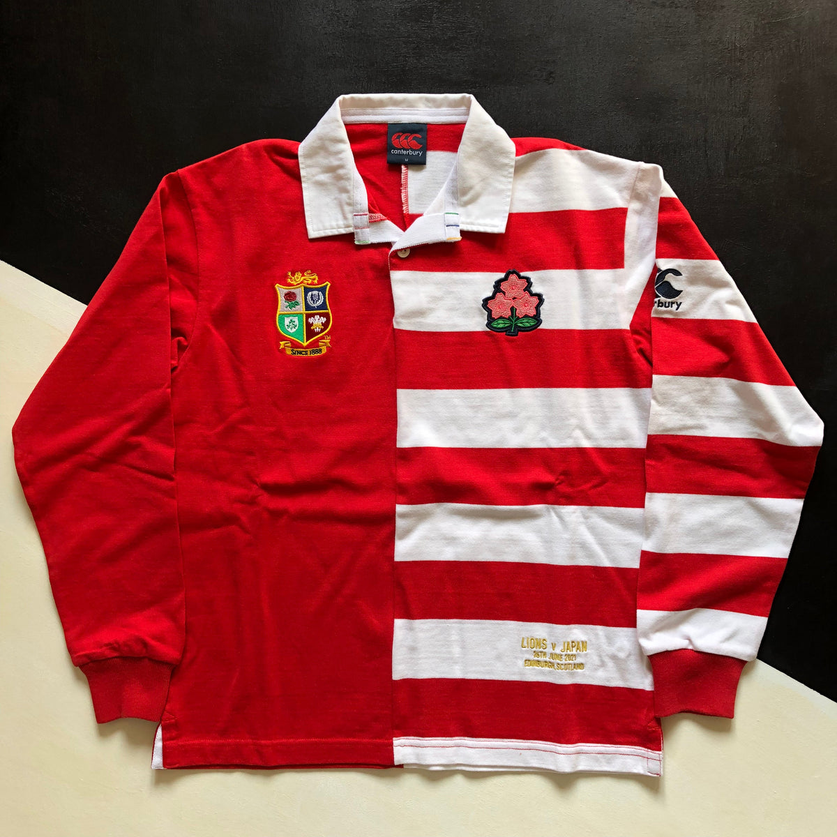 Japan vs Lions Commemorative Rugby Jersey 2021 Medium Underdog Rugby
