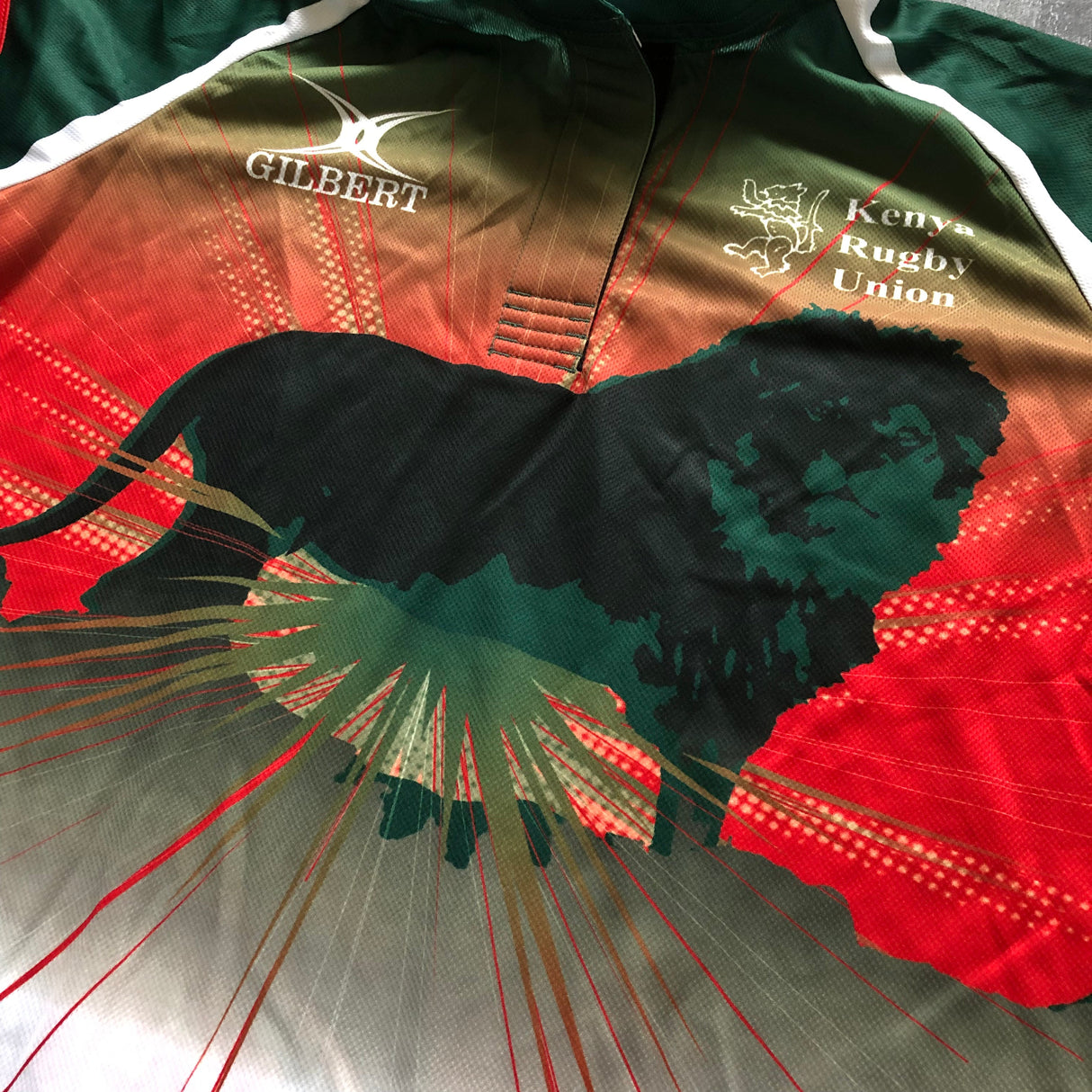 Kenya National Rugby Sevens Team Jersey 2012 Women's XL Underdog Rugby - The Tier 2 Rugby Shop 