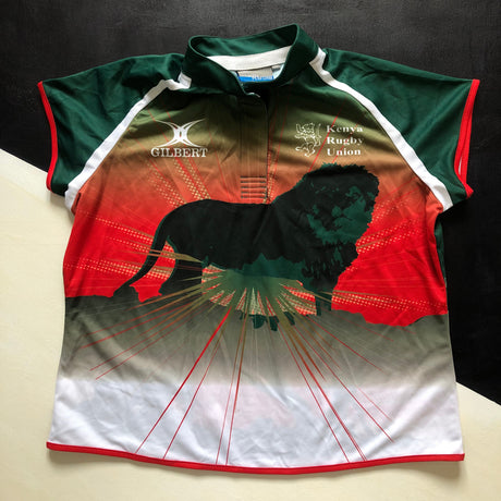 Kenya National Rugby Sevens Team Jersey 2012 Women's XL Underdog Rugby - The Tier 2 Rugby Shop 