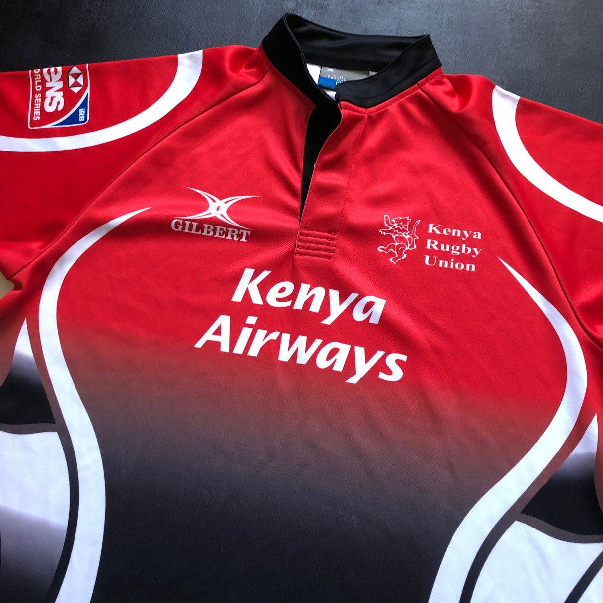 Kenya National Rugby Sevens Team Jersey 2012 XL Underdog Rugby - The Tier 2 Rugby Shop 