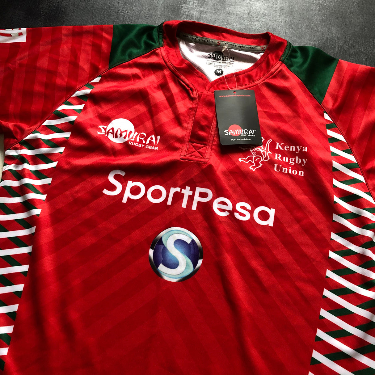 Kenya National Rugby Sevens Team Jersey 2016 Medium BNWT Underdog Rugby - The Tier 2 Rugby Shop 