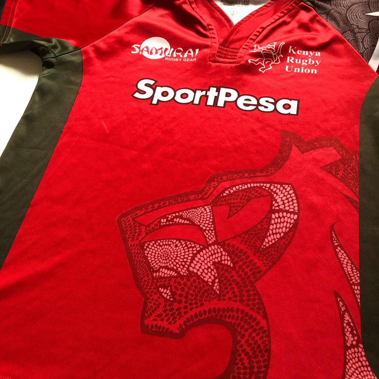 Kenya National Rugby Sevens Team Jersey 2018 XS Underdog Rugby - The Tier 2 Rugby Shop 