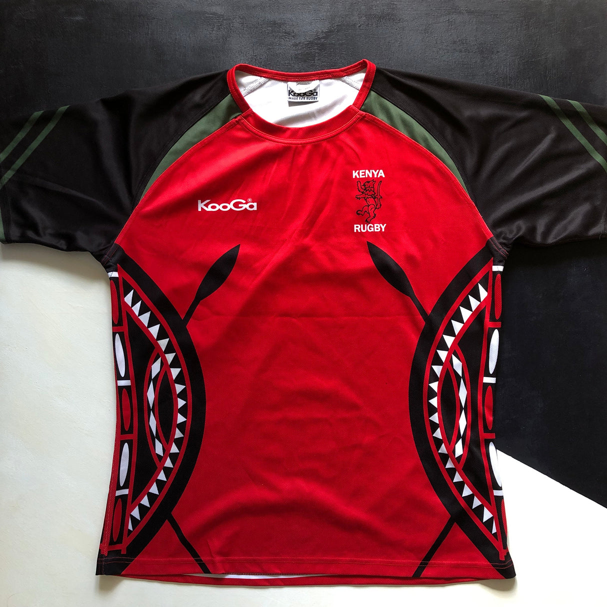 Kenya National Rugby Team Jersey 2009 2XL Underdog Rugby - The Tier 2 Rugby Shop 