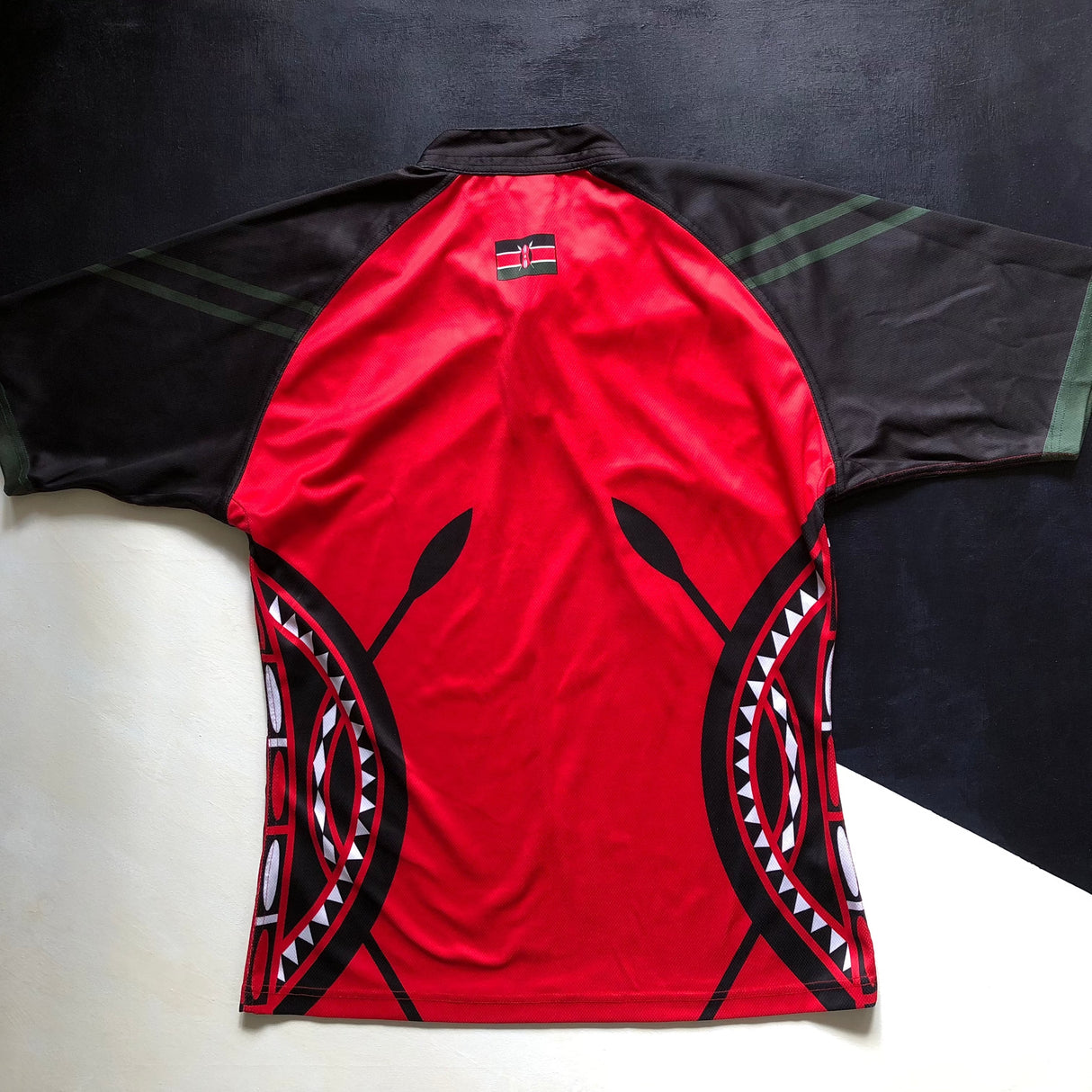 Kenya National Rugby Team Jersey 2009 Large Underdog Rugby - The Tier 2 Rugby Shop 