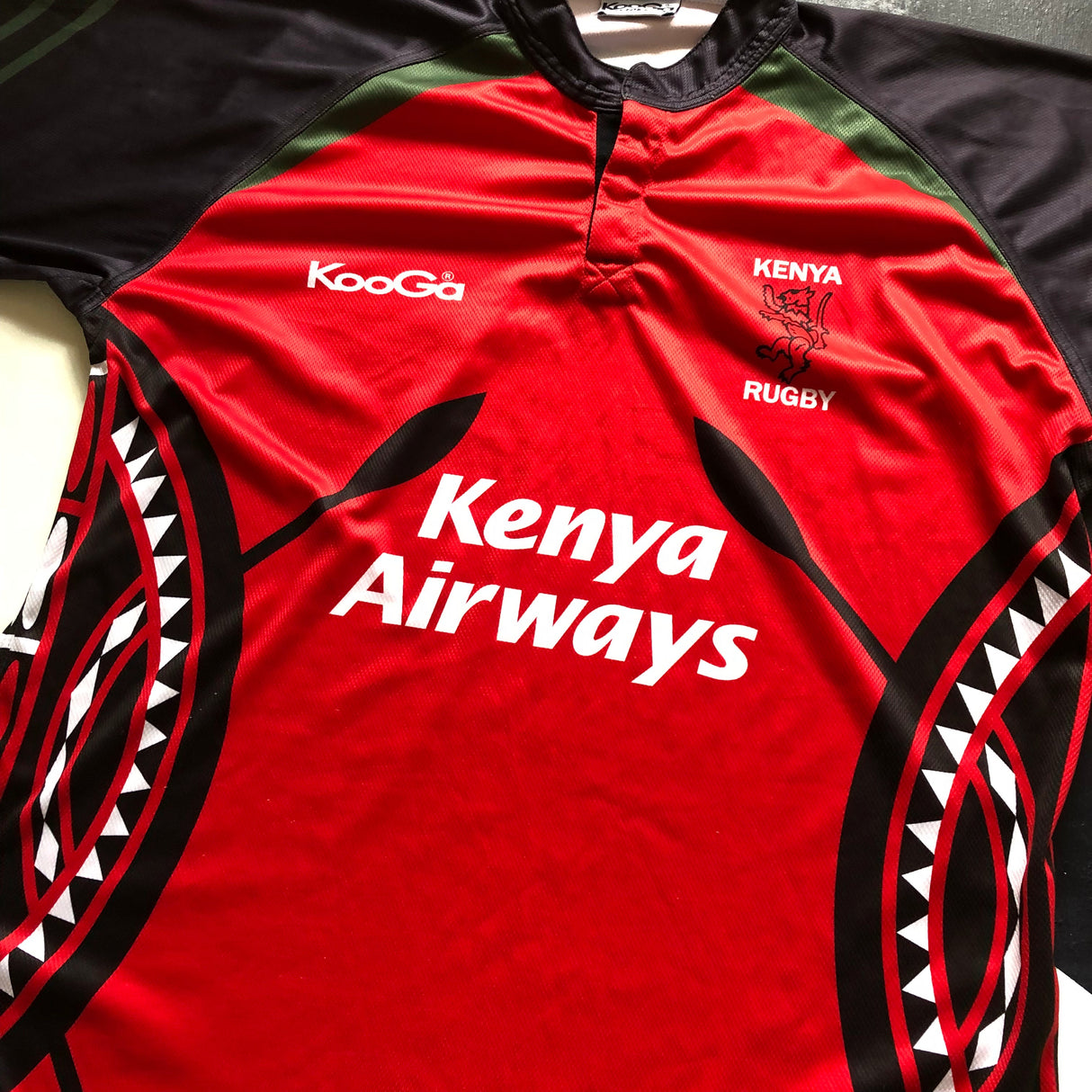 Kenya National Rugby Team Jersey 2009 XL Underdog Rugby - The Tier 2 Rugby Shop 