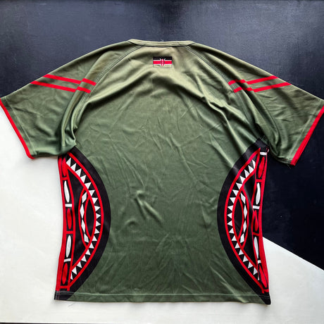 Kenya National Rugby Team Training Jersey 2009 2XL Underdog Rugby - The Tier 2 Rugby Shop 