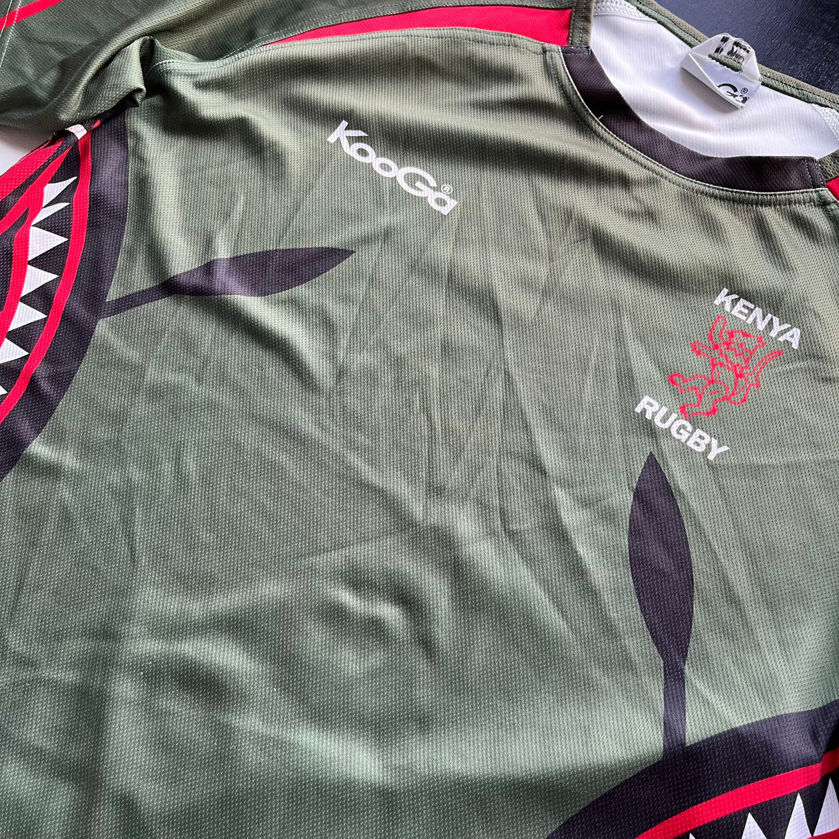 Kenya National Rugby Team Training Jersey 2009 2XL Underdog Rugby - The Tier 2 Rugby Shop 