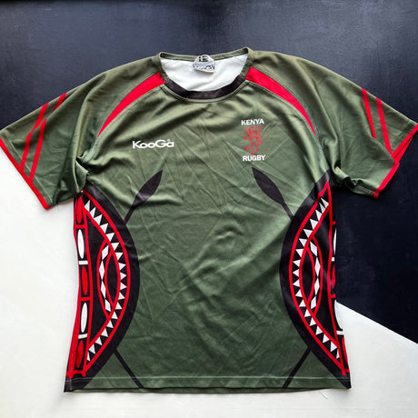 Kenya National Rugby Team Training Jersey 2009 2XL Underdog Rugby - The Tier 2 Rugby Shop 