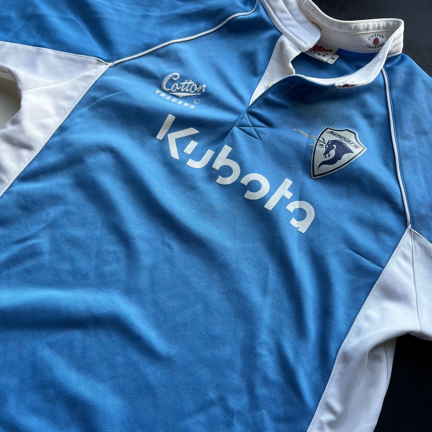 Kubota Spears Rugby Team Match Worn Jersey No.5 2002 Medium Underdog