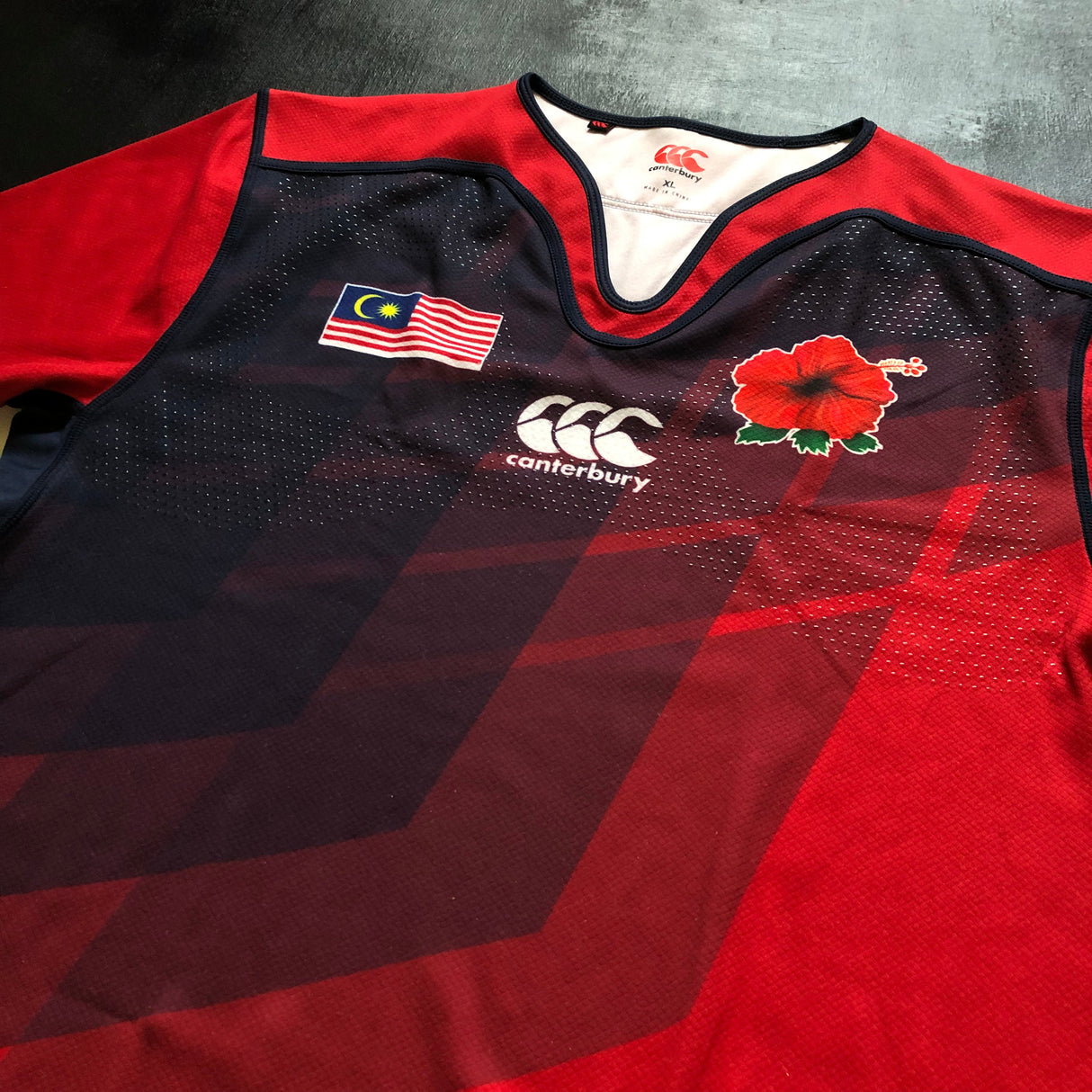 Malaysia National Rugby Team Jersey 2017 XL Underdog Rugby - The Tier 2 Rugby Shop 